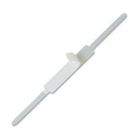 Officemate Self Adhesive Prong Paper Fasteners, Matte Steel Finish, 1 inch Capacity, 2.75 inch Base, Box of 100 (99857)