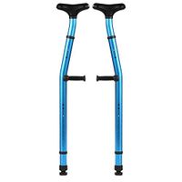Universal Crutch 2-Piece, Aluminum Alloy Underarm Crutches, Lightweight Walking Stick Walking Stick, Medical Elbow Crutches, Suitable for Elderly People Adult Young Men and Women,Blue
