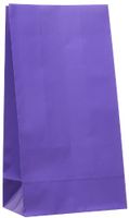 Purple Paper Gift Bag (12 ct)