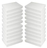 Set of 20 Black Duck Brand White Gift Boxes (20 White Gift Boxes)