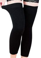 A Pair Elastic Lengthen Cashmere Knitted Knee Sleeve Braces Non-slip Thermal Over Knee Leg Sleeves Support Protector Thigh Calf Warmer Socks Pads Legging Stockings for Women Men, Pain Relief/Arthritis