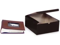 BLACK GLOSS Gift Boxes 8 x 8 x 3.5"100% Recycled Gloss Tint - 1 Pc Box (1 unit, 100 pack per unit.)