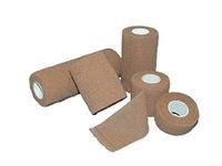McKesson Non-Sterile Elastic Self-Adhesive Bandages with Cohesive, 4 Inch X 5 Yards - Case of 18 Rolls