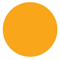 Garvey 3736, Fluorescent Orange, 35 mm Circle Label (3736-40003)
