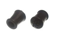 20 of Walking Stick Crutch Frame Ferrule Black Rubberised 1/2 Inch 13Mm Id