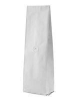 BAP 12/16 oz Matte White Side Gusseted Bag, Valve (100 pcs)