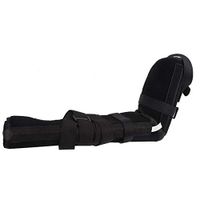 Arm Sling Shoulder Strap - Shoulder and Elbow Wrist Strap, Left and Right General, Forearm Band, Elbow Band, Arm Band - Men and Women (Black),L