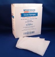 Gauze 4X4 12PLY ST 1PK/50/BX 24BX/CS MCK Brand