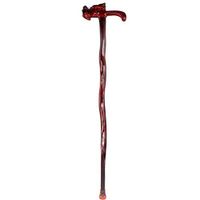 Freedom Engraving Faucet Wooden Cane, Handmade/Non-Slip/Will Not be Deformed/Grip Comfortable/255.590 cm