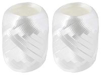 2-Pack - Berwick-Offray - White - Splendorette Crimped Curling Ribbon - BCE12-01 - Bundle of 2 Mini Kegs - Each is 66 ft per Keg.
