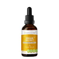 Dream Secret Alcohol Extract, Tincture, Valerian, Passionflower, Lavender, St. John's Wort, California Poppy, Chamomile. Restful Sleep Formula (2 FL OZ)