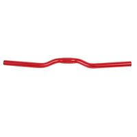 Keenso Mountain Bike Road Bike Handlebar Aluminum Alloy Flat Bar Riser Bar (Red)