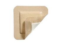 Foam Gentle Border Dressing Sacrum Silicone Soft Square Adhesive Border for Wound Care 5" X 5" Pack of 10 by Medical Is Us