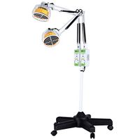OCYE Infared lamp Infrared Heat Lamp Infrared Therapy Lamp,Timing, Three-Stage Adjustable arm, Double lamp Head, Base, with Wheels