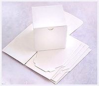 White Gloss Gift Boxes - 4in. x 4in. x 4in. - pack of 20 boxes