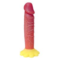5.9 Inch with Strong Suction Cup Flexible Dīldɔ Massager Realistic Waterproof Wand for Female Female Utensils (Skin)