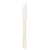 100 Pcs Golden Disposable Plastic Knives