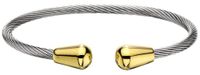 Stainless Steel Tear Drop 18K Gold Plate - S