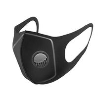 Face Masks with Breathing, Face Masks Black 100% Cotton, Washable, Reusable Cloth Masks, Protection from Dust, Pollen, Pet Dander, Other Airborne Irritants 1PC