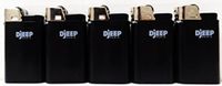 Djeep Lighter Assorted Colors (Black, Lot of 12)