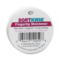 Wholesale CASE of 25 - Lee Sortkwik Fingertip Moistener-Fingertip Moistener, Nontoxic, Odorless, 3/8 oz