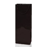 Black Euro Bags 5" X 13 1/4" | Quantity: 25 Gusset - 3"