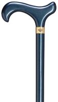 Ladies Derby Cane High Gloss Metallic Teal  -Affordable Gift! Item #DHAR-9782000