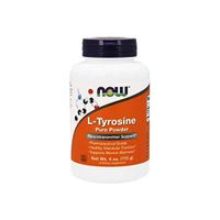NOW Supplements, L-Tyrosine Powder, Free-Form, Neurotransmitter Support*, Amino Acid, 4-Ounce