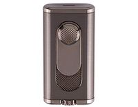 Xikar 554G2 Verano Flat Flam High Performance Jet Lighter - Gun Metal Gray