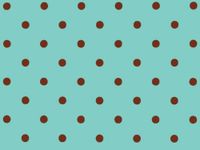 5ct Choc Brown Polka DOTS Aqua Blue Tissue Paper for Gift Wrapping 20"x30" Sheets nfLG -921