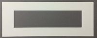 Bux1 Matting 14x24 Cream Panoramic Picture Mat with White Core for 10x20 Picture-Matting Only