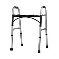 LHQ-HQ Wheelless Seatless Walker Elderly Walker with Hand Brake Adjustable Height Rehabilitation Walker Non-Slip Walking Stick with Hospital