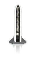 IOGEAR GUH227 7 Port High Speed USB 2.0 Hub for MAC and PC
