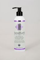 Organic Massage Gel (8oz) - Unscented, Nut Oil Free, Gluten Free and USDA Certified Organic