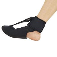 Adjustable Plantar Fasciitis Ankle Brace Support Night Splint Relieve Pain Foot Drop Corrector,Black New,Small