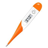 Oral Electronic Thermometer for Children, Adult and Babies with a Flexible Tip,Household Medical Soft Head Thermometer Baby Electronic Thermometer for Fever Testing