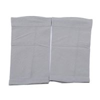 Bigsweety Forearm Tattoo Cover Up Band Compression Sleeve Fat Burning UV Protective Elbow Brace (Gray)