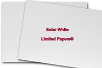 Limited Papers (TM) Classic Crest Solar White (70# 8.5"x11")