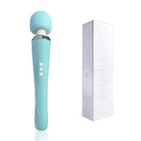 Leshi Store Electric Massager -Handheld Cordless and Powerful- 8 Speeds 20 Vibrating Patterns-Rechargeable- for Muscle Aches Recovery (Green)
