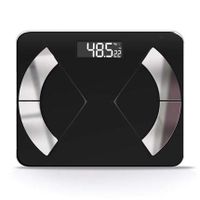 CGOLDENWALL Smart Body Fat Scale Wireless Bathroom Scale Digital Body Composition Analyzer with iOS and Android APP for Body Weight, Fat, Water, BMI, BMR, Muscle Mass (Black, Battery Type)