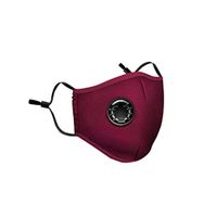 Reusable Face Cover with Filters, Washable Anti Dust Soft Cotton Mouth Cover Activated Carbon Filtration Face Covers with Adjustable Earloop (Hot Pink)