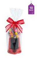 Clear Basket Bags 9” x 20” Cellophane Gift Bags for Small Baskets, Mugs and Gifts 1.2 Mil Thick (10 Bags)