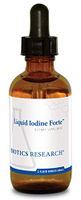 Biotics Research Liquid Iodine Forte™ Supports Healthy Thyroid Function, maintains Healthy Iodine Levels, Provides metabolic Support, Potent antioxidant. 2 Fl Oz