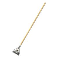 Invader Side-Gate Wet-Mop Handle, 60"", 1-1/8"" Dia, Wood/Steel, New