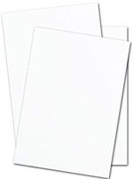 White Silk Matt Card Stock 130lb. Cover (300gsm) - 50 Pk (Not for Inkjet Printer) (8.5 x 11)