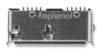 USB Connectors USB 3.0 MICRO-B REC .65MM RA BLK 30 GOLD