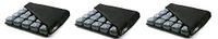 Mosaic Roho MOSAIC1818C Mosaic 18x18 Seating and Positioning Cushion W/Standard Cover (3-(Pack))