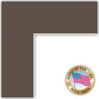 21x25 Weatherwood / Chestnut Custom Mat for Picture Frame with 17x21 opening size (Mat Only, Frame NOT Included)