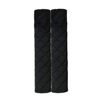 SZBYKJ Soft Car Seat Belt Covers Shoulders Pads Backpack Covers Cushion Warm Short Plush Safety Shoulder Protection Black