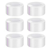 Healifty 6 Rolls Medical Tape Clear Skin Tape Breathable Tape for First Aid Personal Use